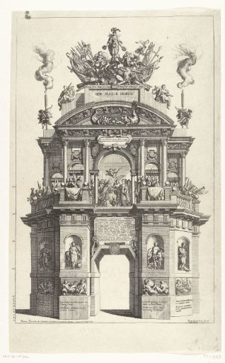 Triumphal Arch for the Marriage of Charles II of Spain with Maria Anna of Bavaria, 1690