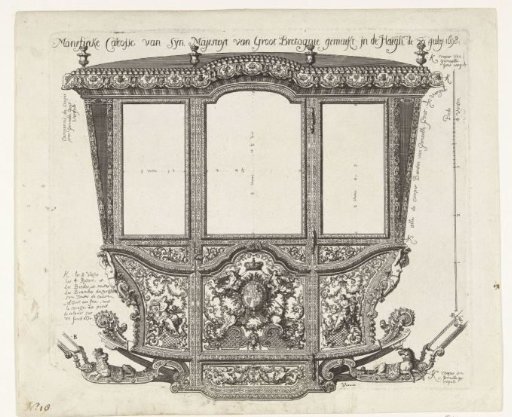 Carriage made for King William III in The Hague, 1698