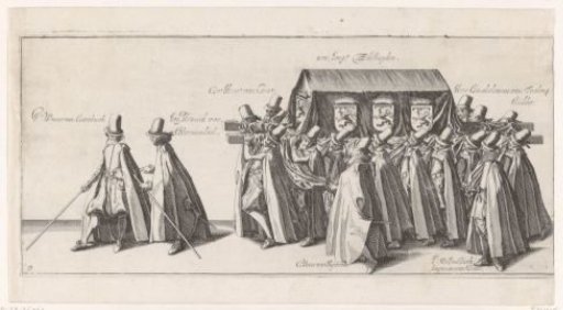 The Funeral Procession with the Coffin (plate 9), 1615