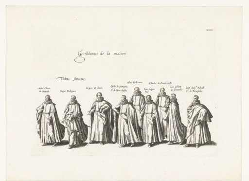 Funeral procession of Archduke Albert (plate XXIII), 1622