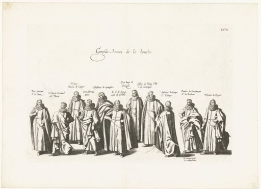 Funeral procession of Archduke Albert (plate XXVII), 1622