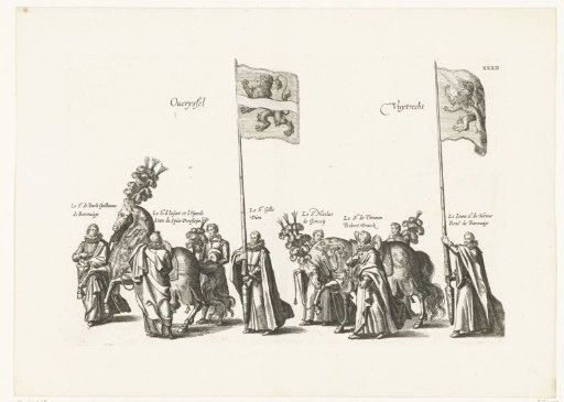 Funeral procession of Archduke Albert (plate XXXII), 1622