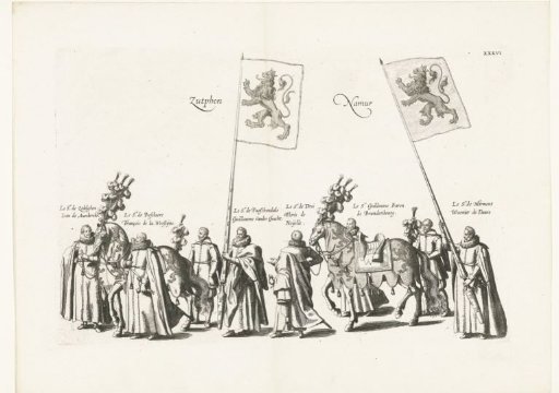 Funeral procession of Archduke Albert (plate XXXVI), 1622