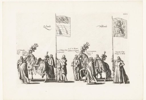 Funeral procession of Archduke Albert (plate XXXVII), 1622