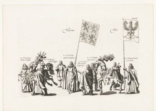 Funeral procession of Archduke Albert (plate XXXVIII), 1622