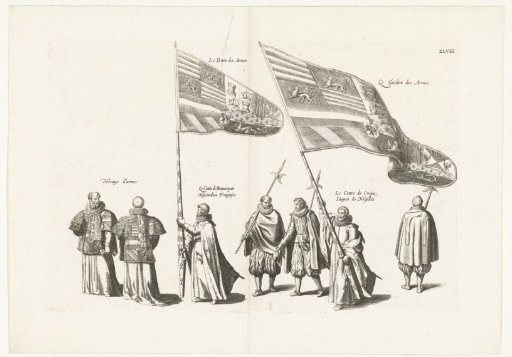 Funeral procession of Archduke Albert (plate XLVIII), 1622