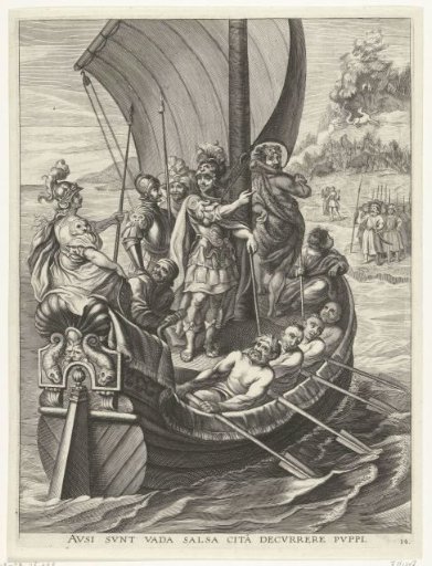 Ferdinand and the Argonauts; the entry of Ferdinand into Ghent in 1635 (no. 14)