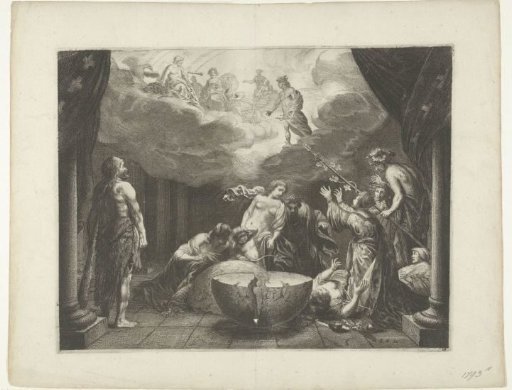 French maiden beseeching the gods for help