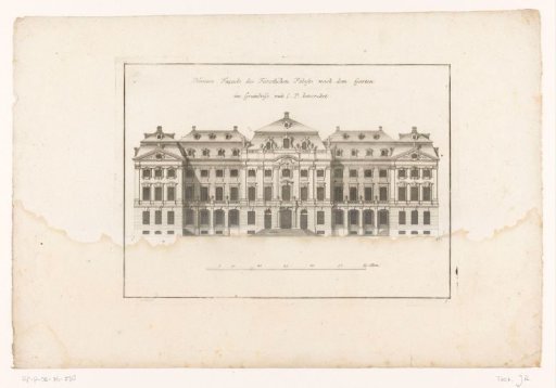 Rear façade of a princely palace