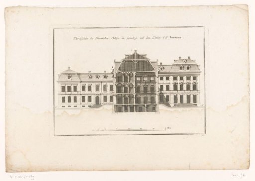 Cross-section of a princely palace