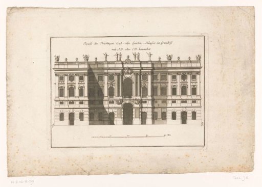 Façade of a garden pavilion