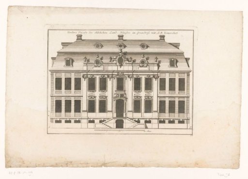 Front façade of an aristocratic country house