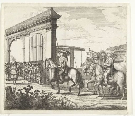 Entry of Maria Henrietta Stuart, Princess of Orange, into Amsterdam (plate 1), 1660