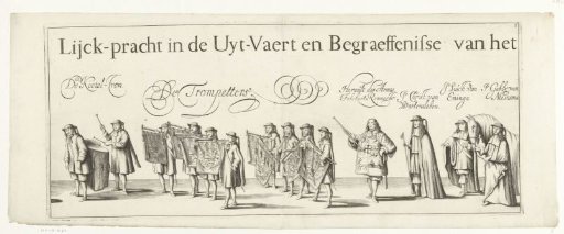 Funeral Procession of Willem Frederik, Count of Nassau-Dietz (Sheet 3), 1665