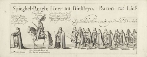 Funeral Procession of Willem Frederik, Count of Nassau-Dietz (Sheet 9), 1665