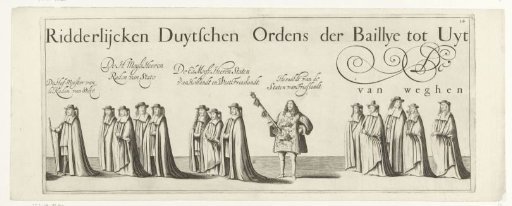 Funeral Procession of Willem Frederik, Count of Nassau-Dietz (Sheet 14), 1665