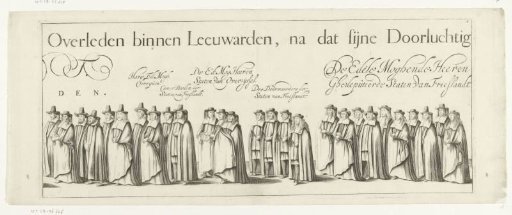 Funeral Procession of Willem Frederik, Count of Nassau-Dietz (Sheet 18), 1665