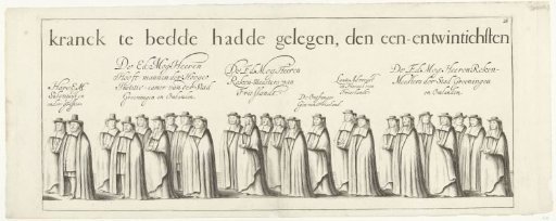 Funeral Procession of Willem Frederik, Count of Nassau-Dietz (Sheet 20), 1665