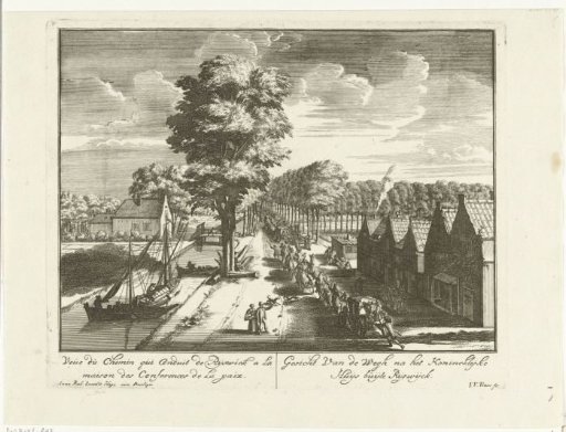 The Road to the House at Nieuwburg in Rijswijk, 1697