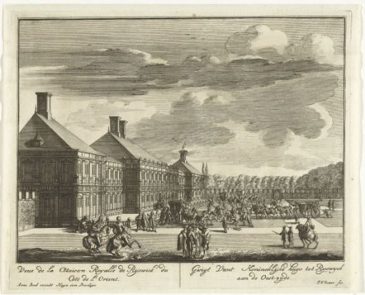 View of the House at Nieuwburg in Rijswijk, 1697