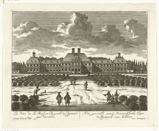 View of the House at Nieuwburg in Rijswijk, 1697