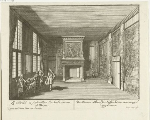 Chamber of the French Ambassadors in the House at Nieuwburg in Rijswijk, 1697