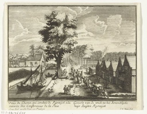 The Road to the Huis ter Nieuburch in Rijswijk, 1697