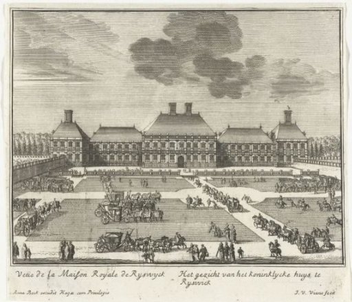 View of the Huis ter Nieuburch in Rijswijk, 1697