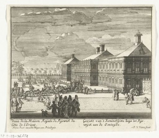 View of the Huis ter Nieuburch in Rijswijk, 1697