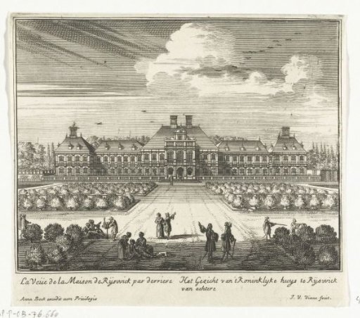 View of the Huis ter Nieuburch in Rijswijk, 1697