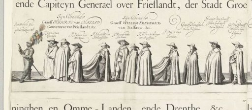 Part of the funeral procession of Ernst Casimir, Count of Nassau-Dietz in Leeuwarden (plate 9), 1633