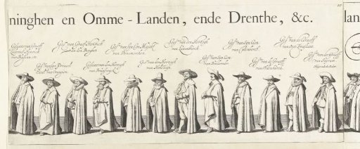 Part of the funeral procession of Ernst Casimir, Count of Nassau-Dietz in Leeuwarden (plate 10), 1633