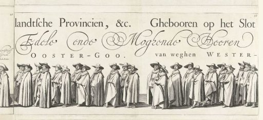 Part of the funeral procession of Ernst Casimir, Count of Nassau-Dietz in Leeuwarden (plate 12), 1633