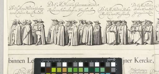 Part of the funeral procession of Ernst Casimir, Count of Nassau-Dietz in Leeuwarden (plate 17), 1633