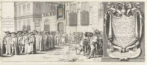 Part of the funeral procession of Ernst Casimir, Count of Nassau-Dietz in Leeuwarden (plate 20), 1633