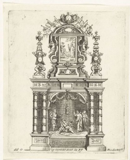 Altar Erected by the Preachers, 1685