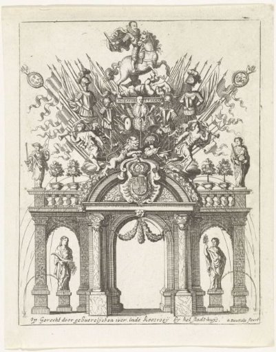 Triumphal Arch Erected on the Kaasrui, 1685