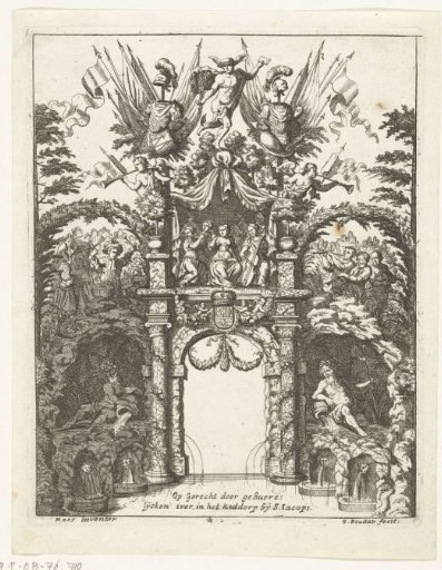 Triumphal Arch Erected in the Kipdorp near the Saint Jacob's Church, 1685