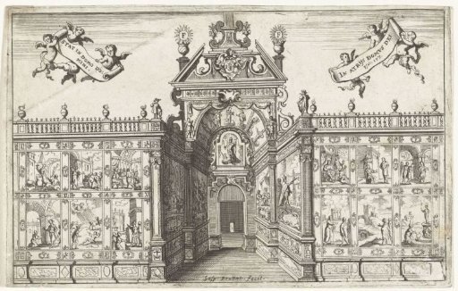 Ceremonial entrance to a church, 1685