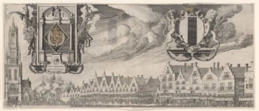 Funeral procession of Prince Maurice in 1625, upper right section