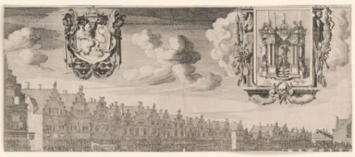 Funeral procession of Prince Maurice in 1625, upper left section
