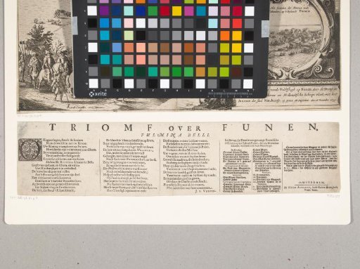 Text plate accompanying the print of the defeat of the Swedes on Funen, 26 November 1659