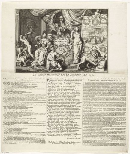 Allegory on the allied victories in the year 1702