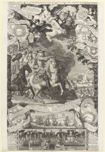 Victory of the Allies over the French and Spaniards in the year 1702