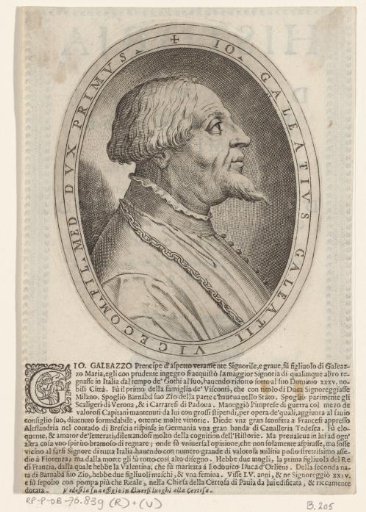 Portrait of Gian Galeazzo Visconti