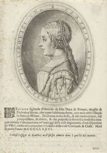 Portrait of Beatrice d'Este