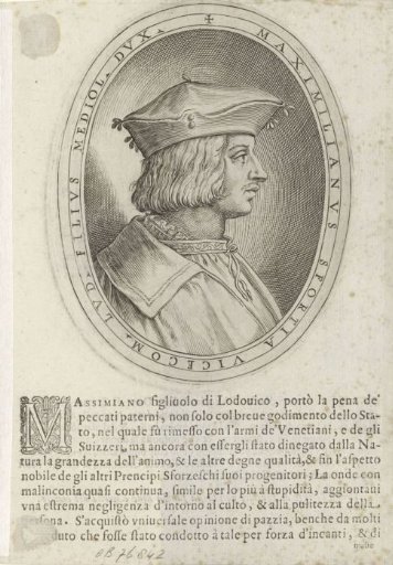 Portrait of Maximilian Sforza