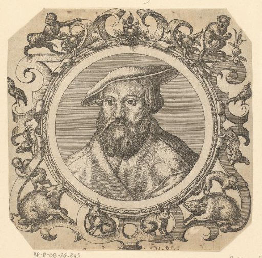Portrait of the physician Janus Cornarius