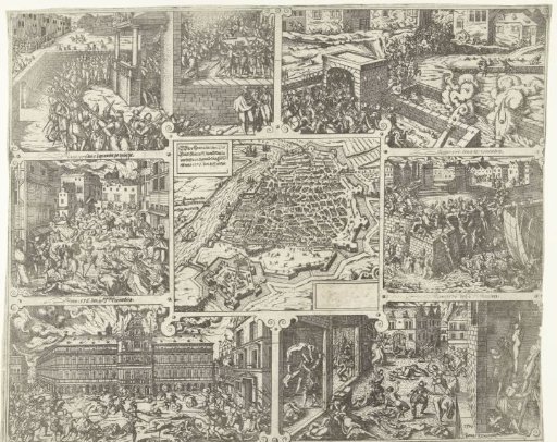 The Spanish Fury in Antwerp in 1576