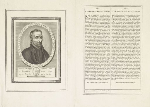Portrait of the Italian priest Francesco Piccolomini